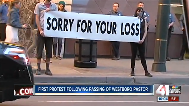 Westboro Baptist Church Faces Surprising Counter-Protest (Video)