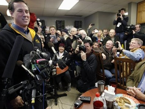 Rick Santorum Goes Chris Christie On Media Bias